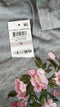 Karen Scott Women's Long Sleeve Gray Embroidery Button Cardigan Sweater Plus 1X