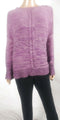 STYLE&CO Women's Bell Sleeve Braided Trim Marl Pullover Sweater Purple Plus 3X