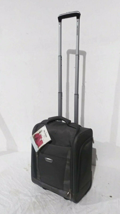$240 NEW Ricardo Oceanside 16" Under-Seat Rolling Tote Carry On Bag Gray