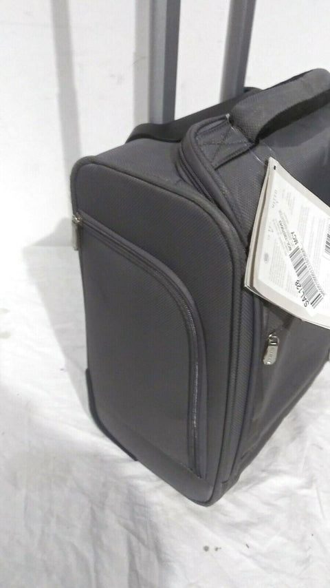 $240 NEW Ricardo Oceanside 16" Under-Seat Rolling Tote Carry On Bag Gray