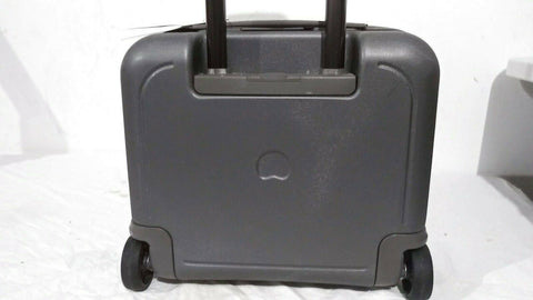 $220 DELSEY Helium 4.0 Gray Carry ON Under Seat Luggage suitcase Hard 16''