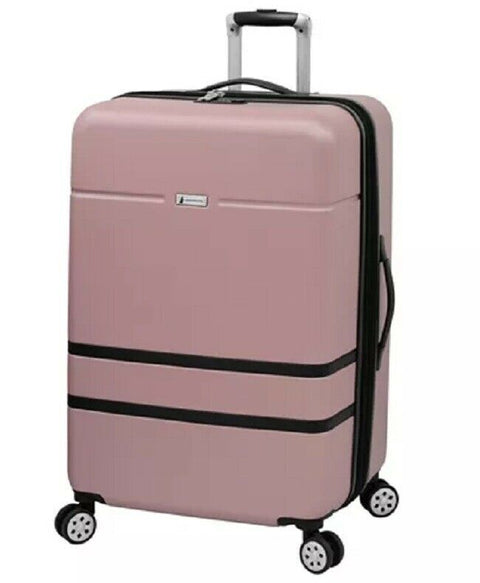 $340 London Fog Southbury II 29" Hard Expandable Spinner Luggage Suitcase  Rose