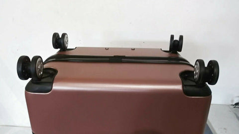 $340 London Fog Southbury II 29" Hard Expandable Spinner Luggage Suitcase  Rose