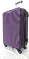 $300 Elite Luggage Helsinki 24" Hard Luggage Spinner Wheels Suitcase Purple