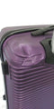 $300 Elite Luggage Helsinki 24" Hard Luggage Spinner Wheels Suitcase Purple