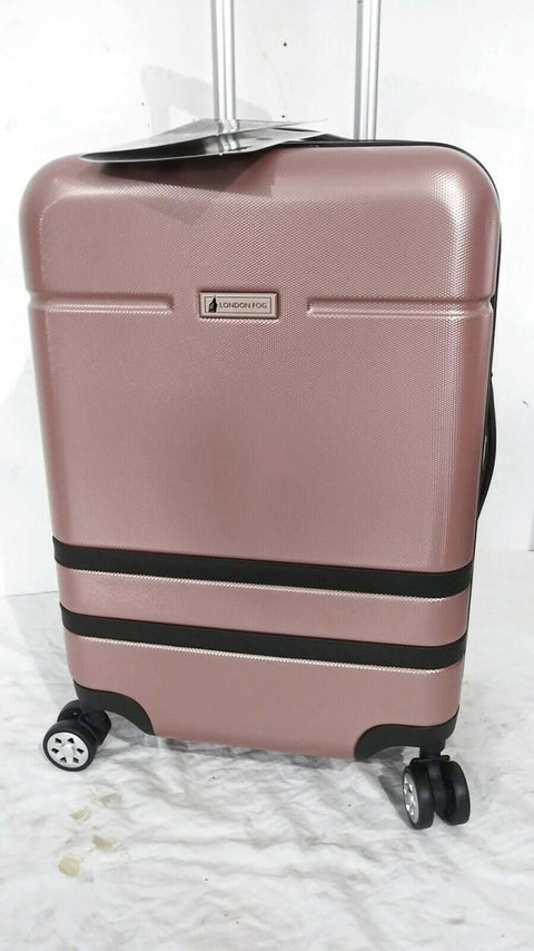 $300 New London Fog Southbury II 21" Hard Carry On Expandable Luggage Suitcase