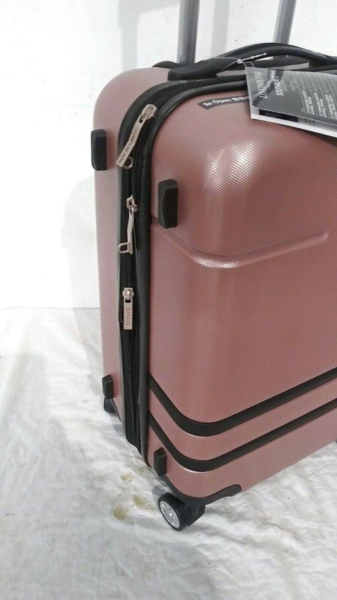 $300 New London Fog Southbury II 21" Hard Carry On Expandable Luggage Suitcase