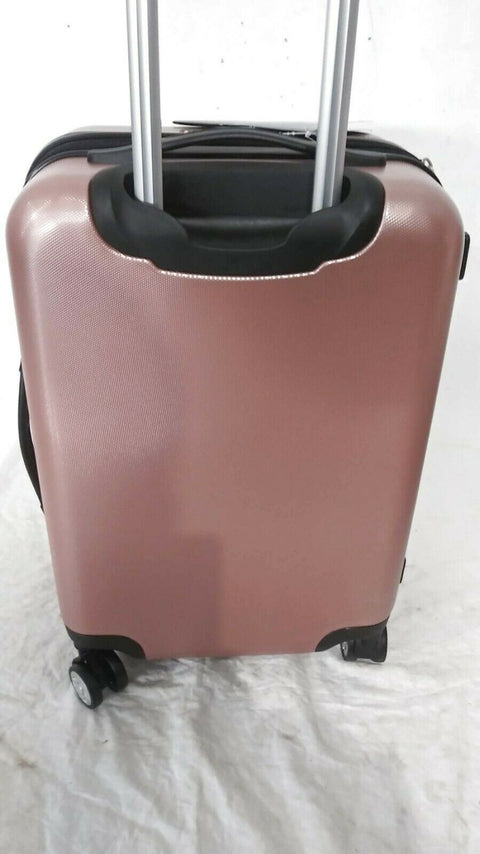 $300 New London Fog Southbury II 21" Hard Carry On Expandable Luggage Suitcase