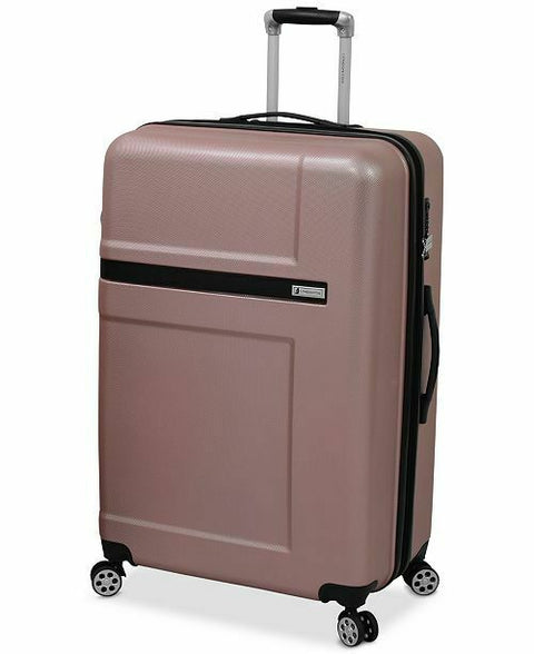 $340 NEW London Fog Southbury 29" Hard Expandable Spinner Luggage Suitcase Pink