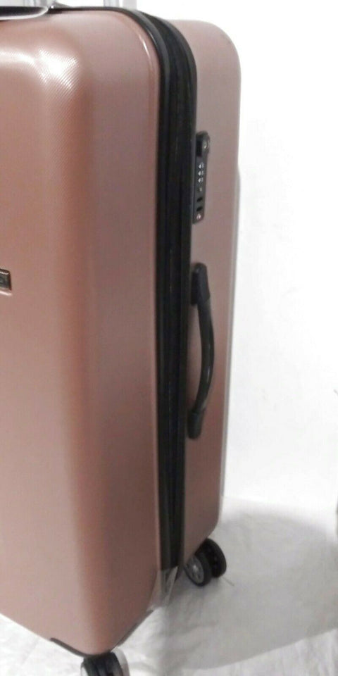 $340 NEW London Fog Southbury 29" Hard Expandable Spinner Luggage Suitcase Pink