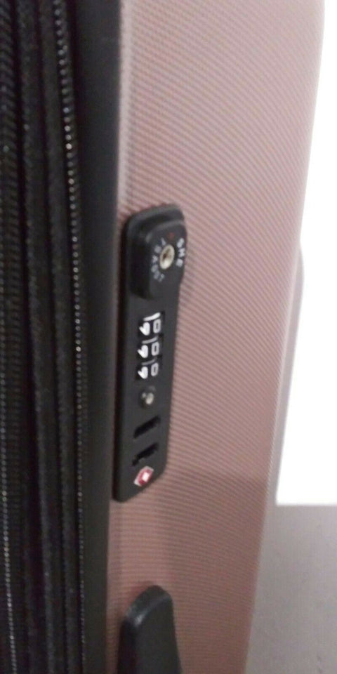 $340 NEW London Fog Southbury 29" Hard Expandable Spinner Luggage Suitcase Pink