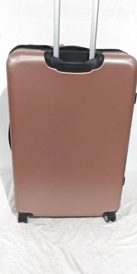 $340 NEW London Fog Southbury 29" Hard Expandable Spinner Luggage Suitcase Pink