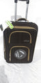 $260 New Rockland Varsity Polo 22" Carry On Luggage Rolling Wheel Suitcase Brown