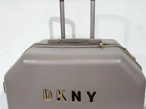 $350 DKNY Allure 28" Hard Case Spinner Wheels Large Suitcase Luggage Gray