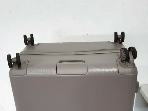 $350 DKNY Allure 28" Hard Case Spinner Wheels Large Suitcase Luggage Gray