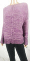STYLE&CO. Women's Bell Sleeve Braided Trim Marld Pullover Sweater Purple Plus 3X