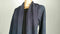 Karen Scott Women Long Sleeve Blue Front Open Textured Cardigan Sweater Plus 1X