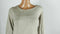 STYLE&CO Women Long Sleeve Beige Ruffle-Hem Pullover Scoop Neck Sweater Plus 3X - evorr.com