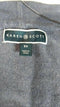 New Karen Scott Women Long Sleeve Blue Knit Front-Open Cardigan Sweater Plus 2X