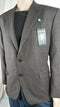 $350 Ralph Lauren Men Two-Button Blazer Wool Jacket Coat Brown Blue Checks 44 S