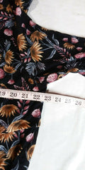 Style&Co. Women's Long-Sleeve Button-Down Tunic Top Floral Printed Nylon Plus 3X - evorr.com
