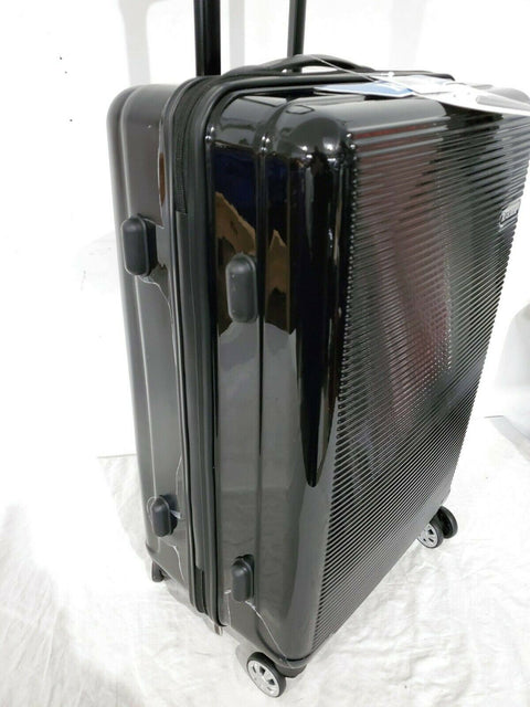 $340 New Rockland Horizon 24" Hard Case Luggage Suitcase Black Spinner