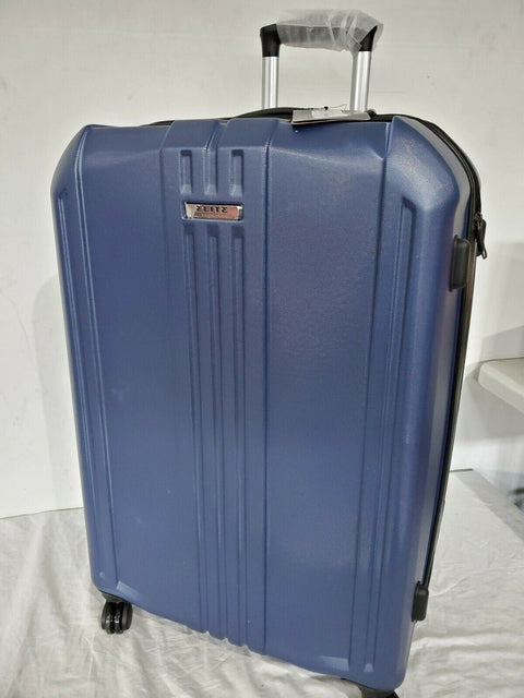 $400 NEW Elite Luggage Capitola 29" Hard Luggage Spinner Wheel Suitcase Blue