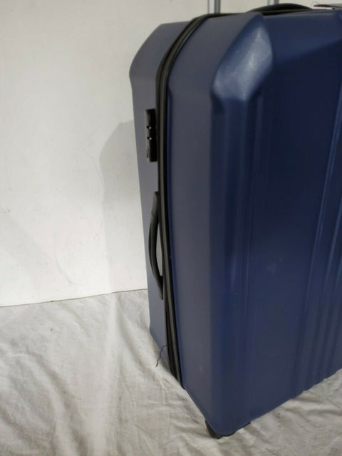 $400 NEW Elite Luggage Capitola 29" Hard Luggage Spinner Wheel Suitcase Blue