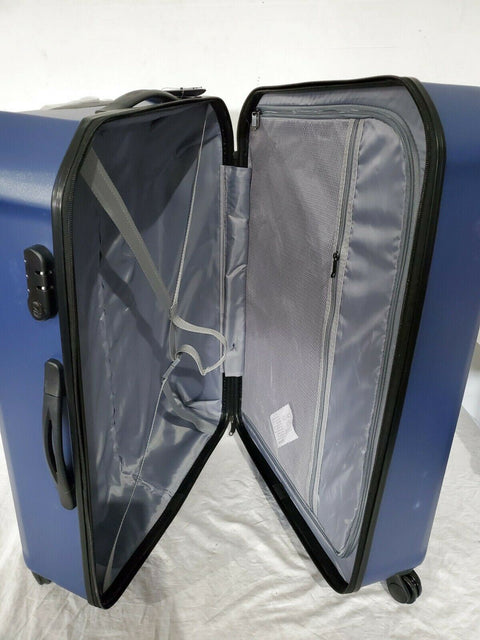 $400 NEW Elite Luggage Capitola 29" Hard Luggage Spinner Wheel Suitcase Blue
