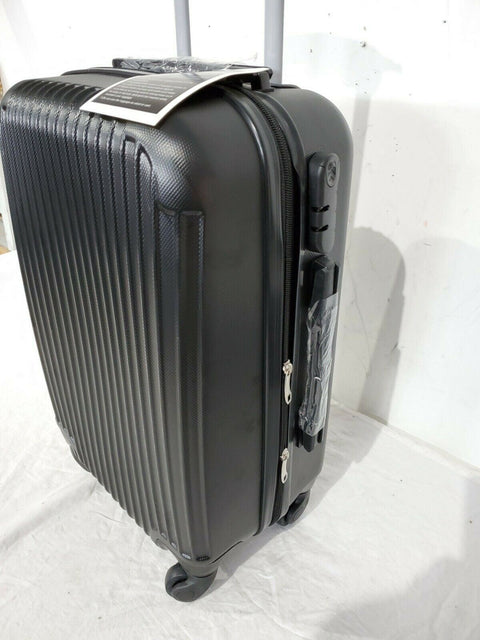 $290 New Elite Verdugo 22" Hard Case Luggage Spinner Suitcase Carry on Black
