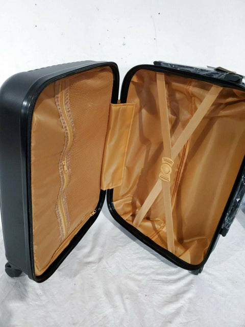 $290 New Elite Verdugo 22" Hard Case Luggage Spinner Suitcase Carry on Black