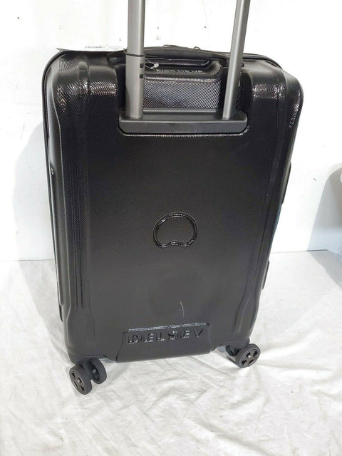 $300 Delsey Eclipse 21" Carry-On Spinner Luggage Hardcase TSA lock Black