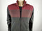 $75 Alfani Men's Colorblocked Red Gray Full-Zip Sweater Jacket Long-Sleeve Top L