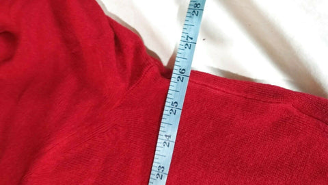 New Karen Scott Women Long Sleeve Red Pearl Button Cardigan Sweater Plus 2X