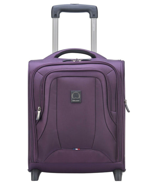 $200 New Delsey OptiMax Lite 17" 2-Wheel Under-Seat Bag Luggage Purple