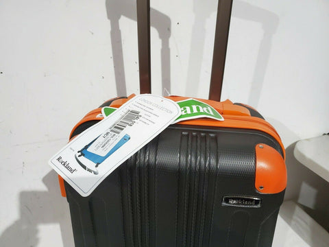 $240 New Rockland Sonic ABS Upright Spinner Luggage Carry On Suitcase 20"