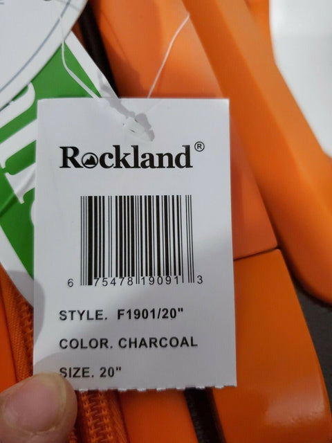 $240 New Rockland Sonic ABS Upright Spinner Luggage Carry On Suitcase 20"