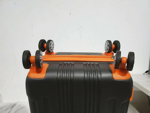 $240 New Rockland Sonic ABS Upright Spinner Luggage Carry On Suitcase 20"