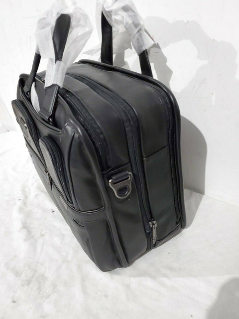 $725 Tumi Alpha 3 Expandable Organizer Leather Laptop Bag Briefcase Buisnesscase
