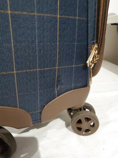$300 London Fog Brentwood 20" Soft Case Carry-On Spinner Suitcase Luggage