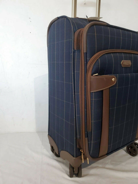 $300 London Fog Brentwood 20" Soft Case Carry-On Spinner Suitcase Luggage