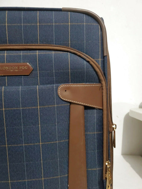 $300 London Fog Brentwood 20" Soft Case Carry-On Spinner Suitcase Luggage