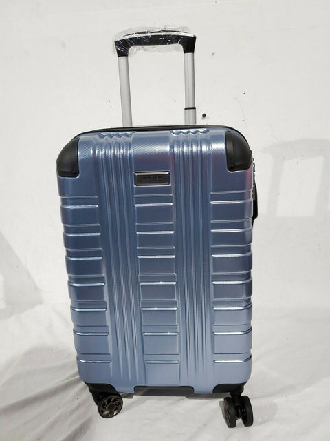 $280 New Kenneth Cole Reaction 42nd Street Luggage Hard Carry On Light Blue 20"