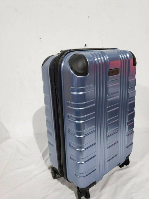 $280 New Kenneth Cole Reaction 42nd Street Luggage Hard Carry On Light Blue 20"