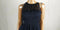 Adrianna Papell Women's Sleeveless Halter Neck Pleated Skirt Blue Lined Dress 6