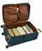 $320 London Fog Brentwood 25" Soft Blue Suitcase Luggage Plaids Spinner