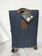 $320 London Fog Brentwood 25" Soft Blue Suitcase Luggage Plaids Spinner