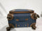 $320 London Fog Brentwood 25" Soft Blue Suitcase Luggage Plaids Spinner