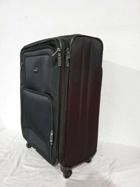 $300 Delsey Opti-Max 25" Expandable Spinner Suitcase Luggage Upright Softcase