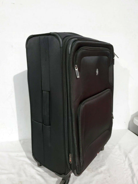 $300 Delsey Opti-Max 25" Expandable Spinner Suitcase Luggage Upright Softcase